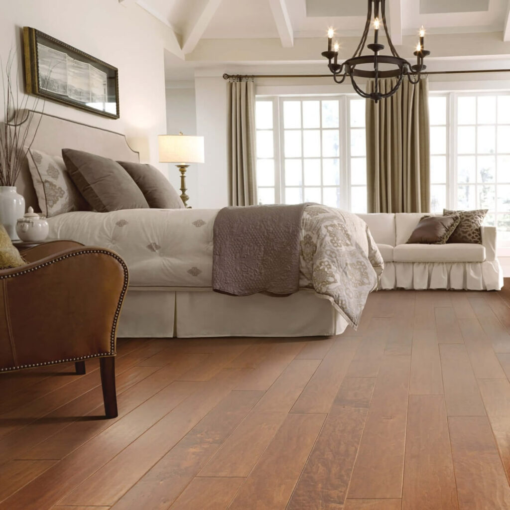 Bedroom Hardwood Flooring | Kay Riley Flooring and Design