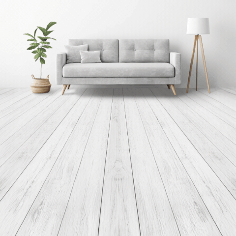 Room visualizer showing different flooring options on a smartphone | Kay Riley Carpet & Flooring